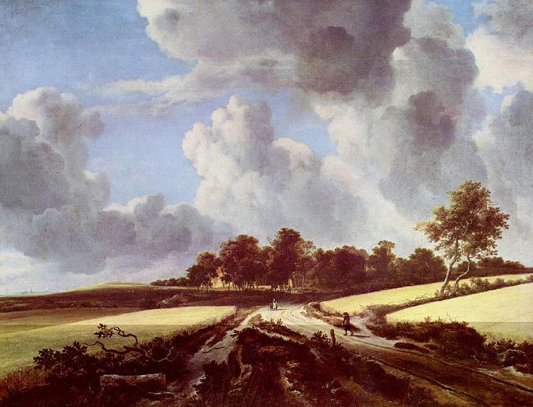 Jacob Isaacksz. van Ruisdael Weizenfelder oil painting image